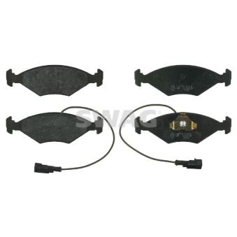 Jeu de 4 plaquettes de frein avant SWAG OEM 77362315