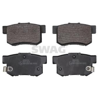 Jeu de 4 plaquettes de frein arrière SWAG OEM 3502315XKZ16A Jeu de 4 plaquettes de frein arrière SWAG OEM 3502315XKZ16A