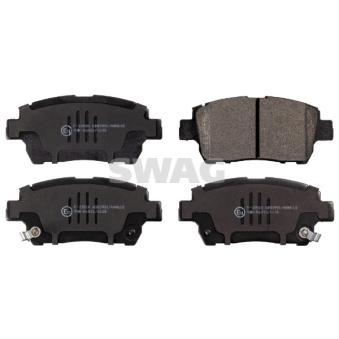 Jeu de 4 plaquettes de frein avant SWAG OEM 0446552060