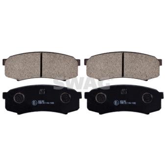 Jeu de 4 plaquettes de frein arrière SWAG OEM 0446660050