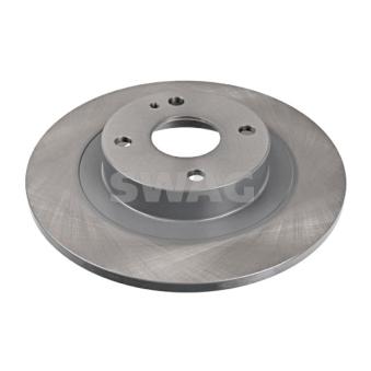 Jeu de 2 disques de frein arrière SWAG 83 92 3443 pour MAZDA 323 2.0 - 131cv