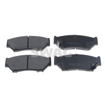 Jeu de 4 plaquettes de frein avant SWAG OEM 5520056B41000