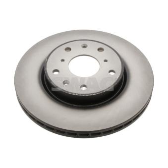 Jeu de 2 disques de frein avant SWAG 84 92 9310 pour MAZDA 3 1,5 VVTi - 110cv