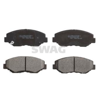 Jeu de 4 plaquettes de frein avant SWAG OEM 06450S9AE51