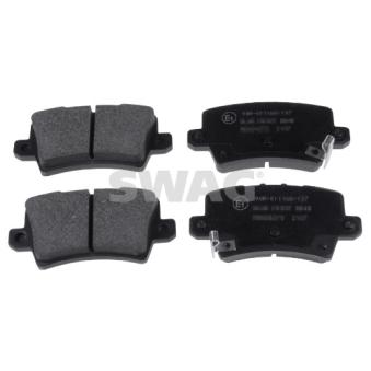 Jeu de 4 plaquettes de frein arrière SWAG OEM 43022SMGE00