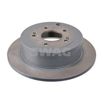 Jeu de 2 disques de frein arrière SWAG 90 92 9351 pour HYUNDAI SANTA FÉ 2.0 CRDi 4x4 - 184cv