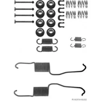Kit d'accessoires, mâchoire de frein METZGER 105-0684