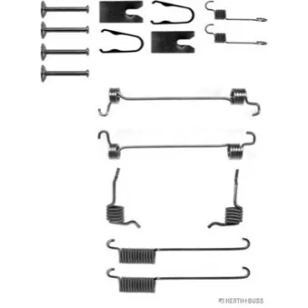 Kit d'accessoires, mâchoire de frein METZGER 105-0751