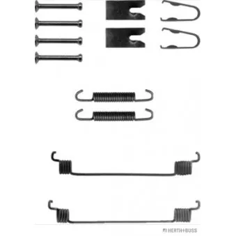 Kit d'accessoires, mâchoire de frein HERTH+BUSS JAKOPARTS J3563009
