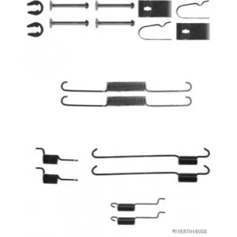 Kit d'accessoires, mâchoire de frein METZGER 105-0815