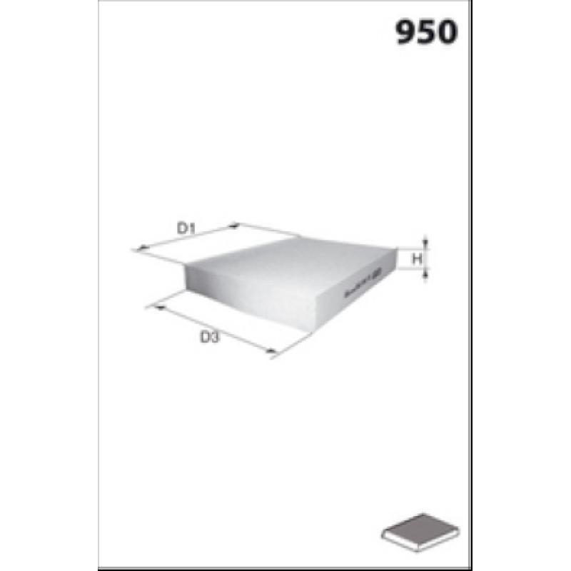 Filtre, air de l'habitacle MECAFILTER EKR7278 - Visuel 1