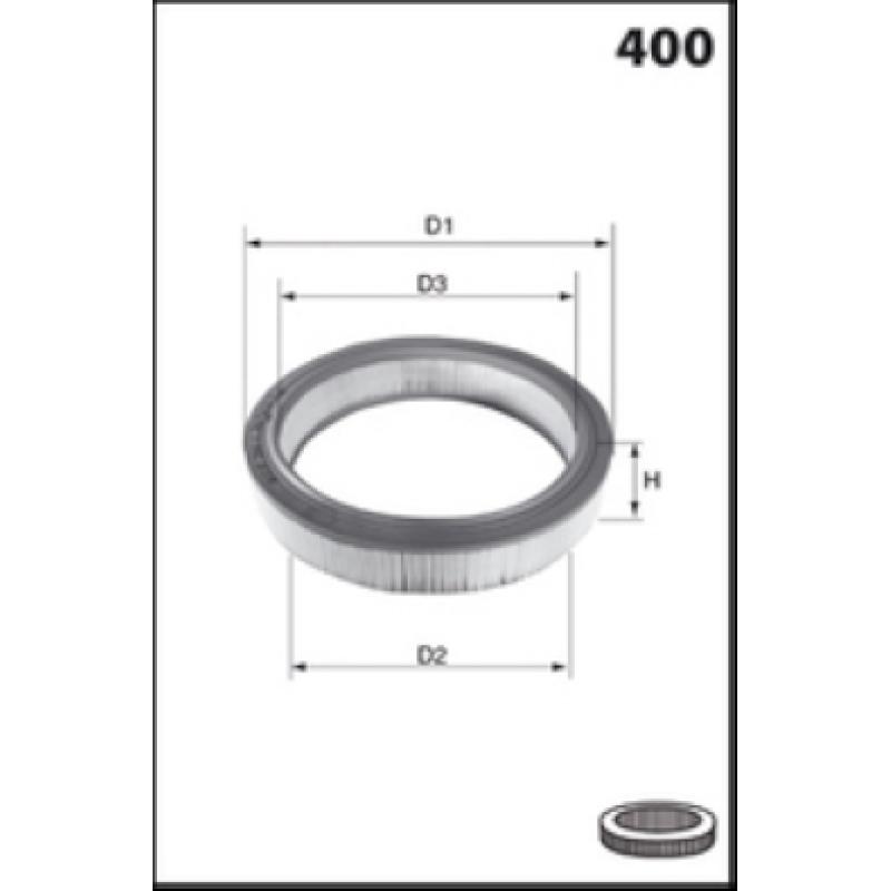 Filtre à air MECAFILTER EL3542 - Visuel 1