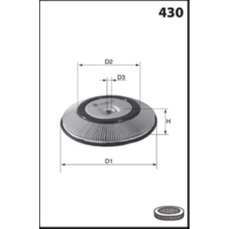 Filtre à air MECAFILTER EL3548 - Visuel 1