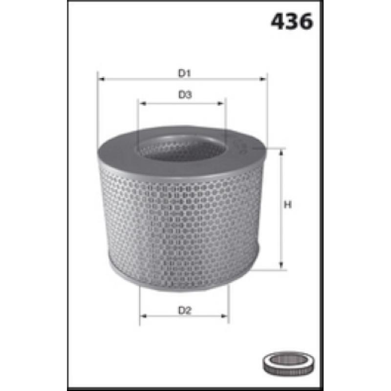 Filtre à air MECAFILTER EL3554 - Visuel 1