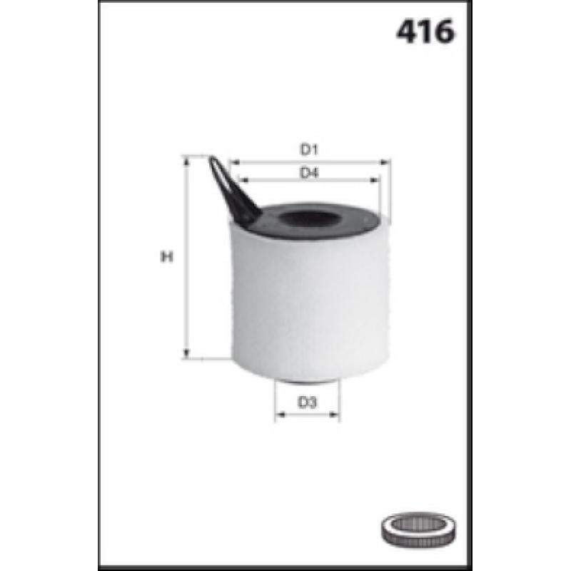 Filtre à air MECAFILTER EL9136 - Visuel 1