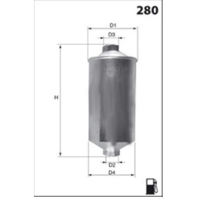 Filtre à carburant MECAFILTER ELE3571 - Visuel 1