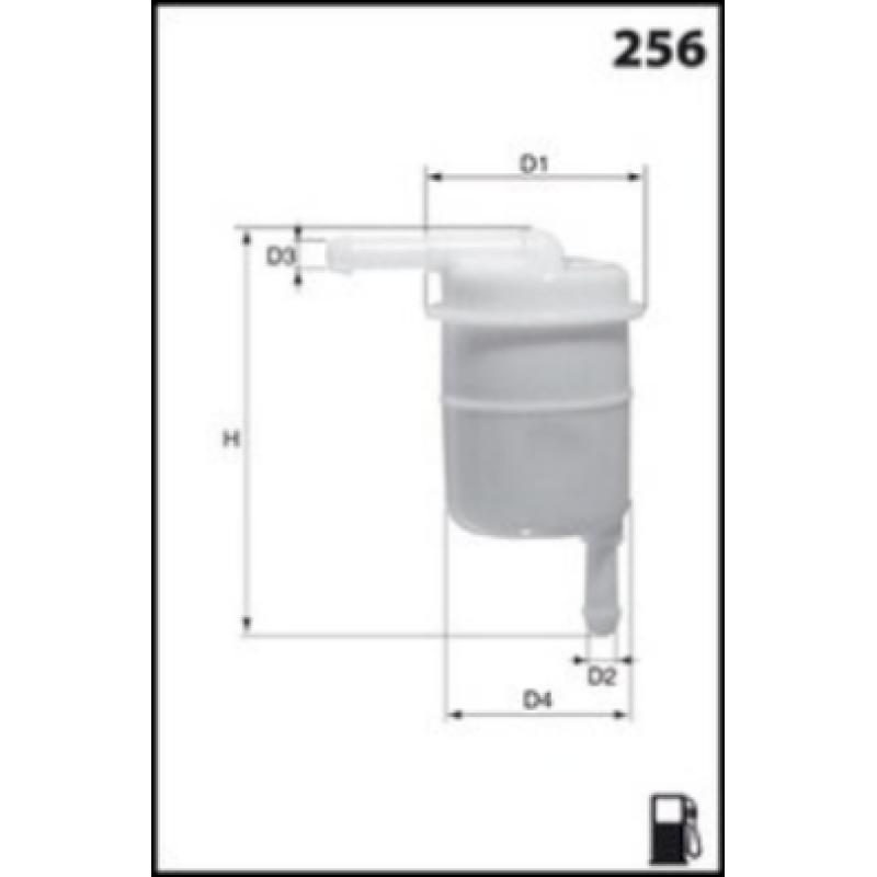 Filtre à carburant MECAFILTER ELE6016 - Visuel 1