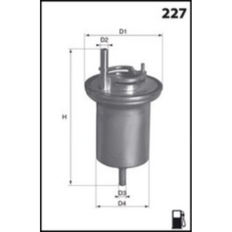 Filtre à carburant MECAFILTER ELE6063 - Visuel 1