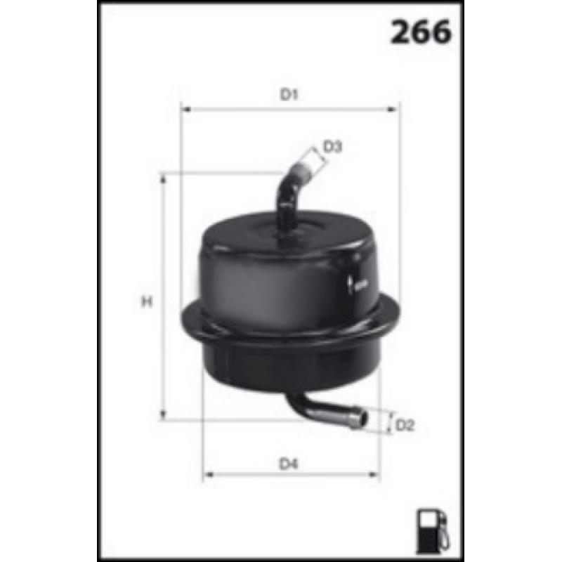 Filtre à carburant MECAFILTER ELE6083 - Visuel 1