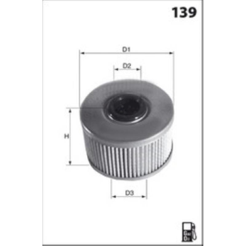 Filtre à carburant MECAFILTER ELG5231 - Visuel 1