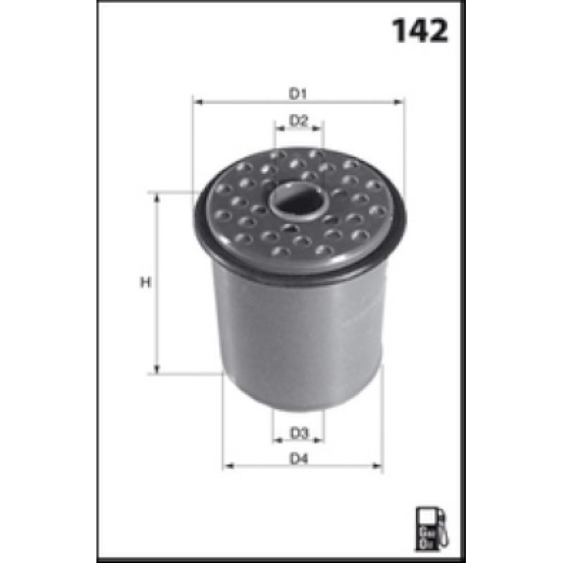 Filtre à carburant MECAFILTER ELG5244 - Visuel 1