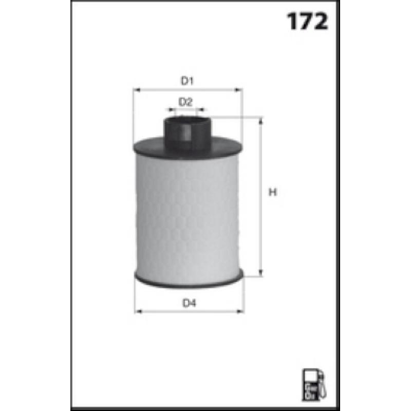 Filtre à carburant MECAFILTER ELG5322 - Visuel 1
