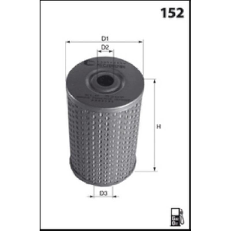 Filtre à carburant MECAFILTER ELG5552 - Visuel 1