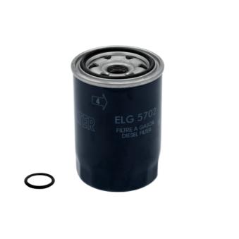 Filtre à carburant MECAFILTER ELG5702 pour MAZDA CX-30 1.8 SKYACTIV-D - 116cv