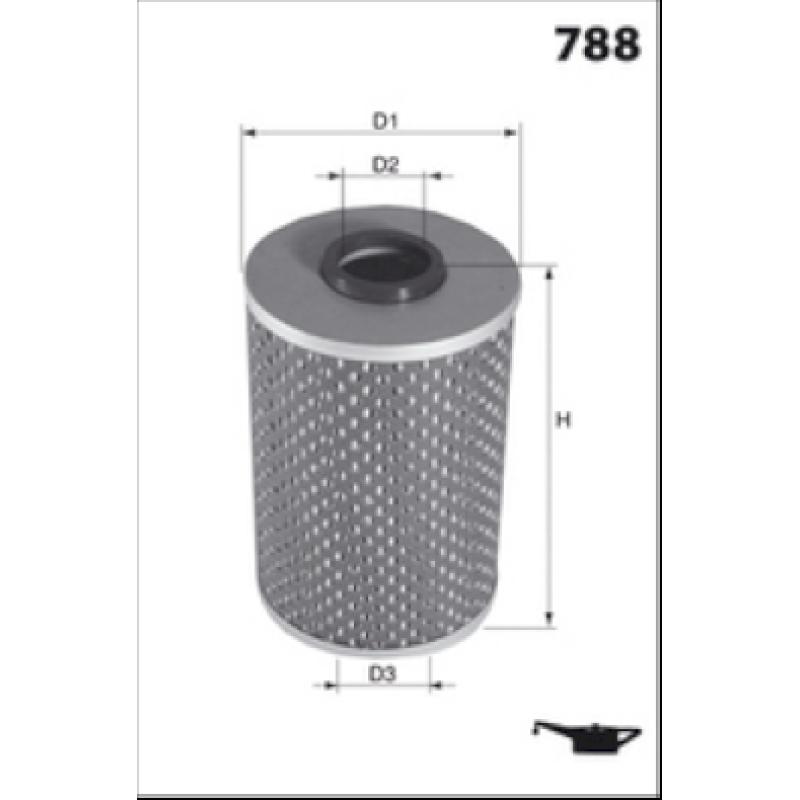 Filtre à huile MECAFILTER ELH4167 - Visuel 1