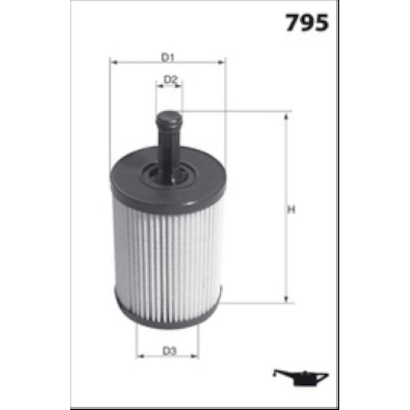 Filtre à huile MECAFILTER ELH4374 - Visuel 1