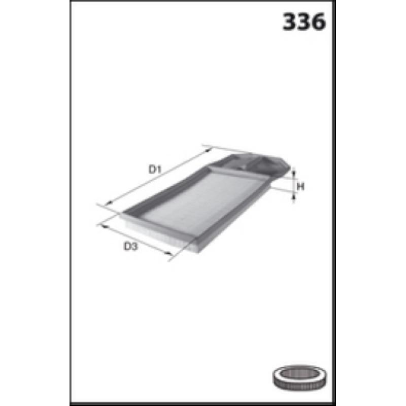 Filtre à air MECAFILTER ELP3752 - Visuel 1