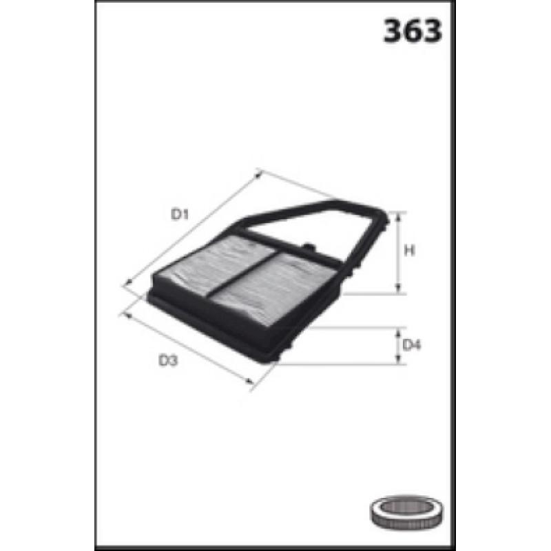 Filtre à air MECAFILTER ELP9042 - Visuel 1