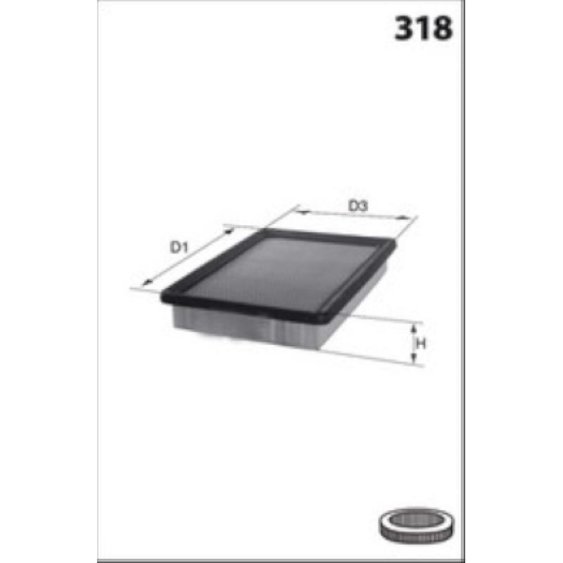 Filtre à air MECAFILTER ELP9147 - Visuel 1