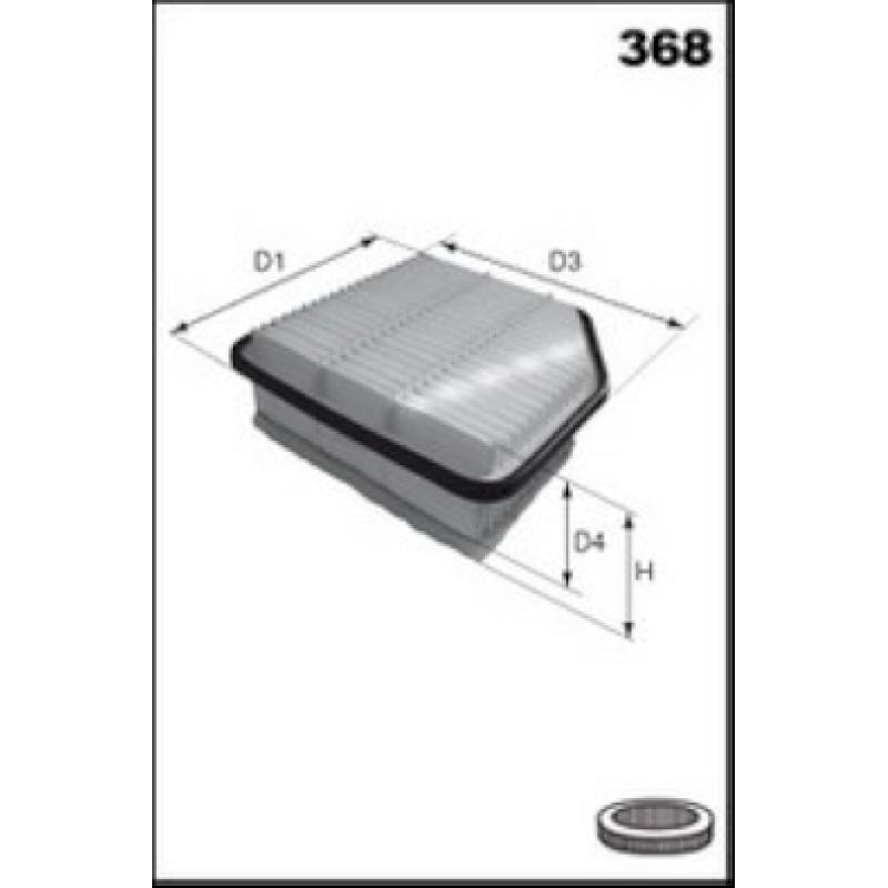 Filtre à air MECAFILTER ELP9323 - Visuel 1