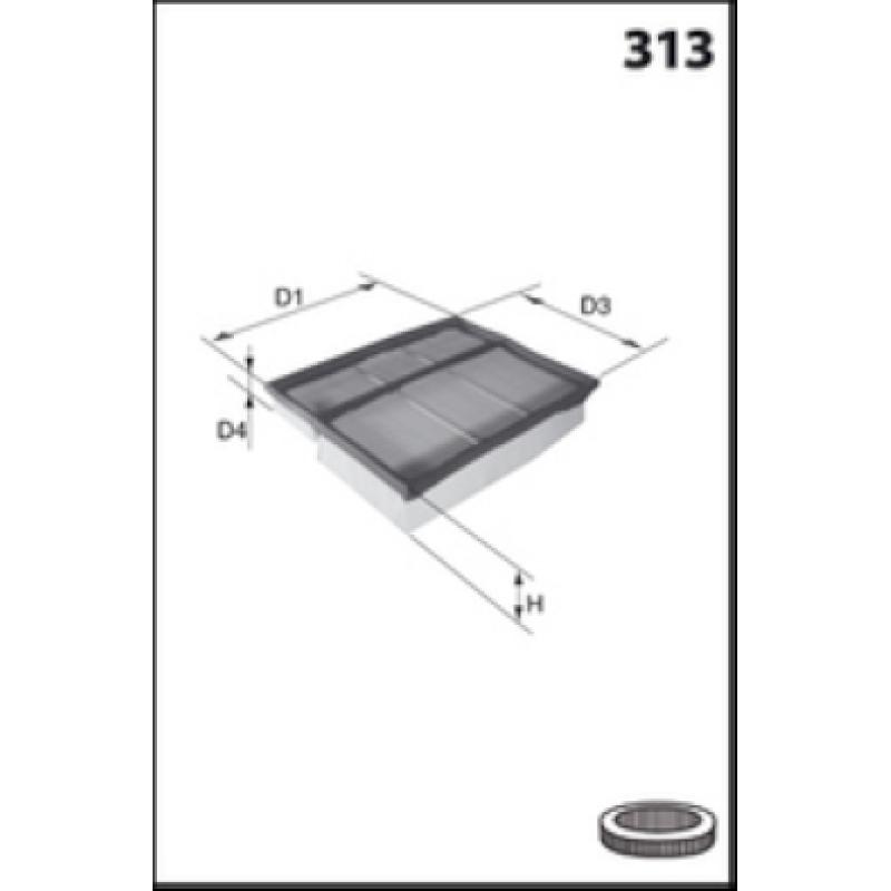 Filtre à air MECAFILTER ELP9345 - Visuel 1