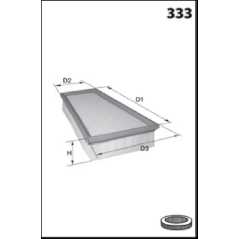 Filtre à air MECAFILTER ELP9361 - Visuel 1