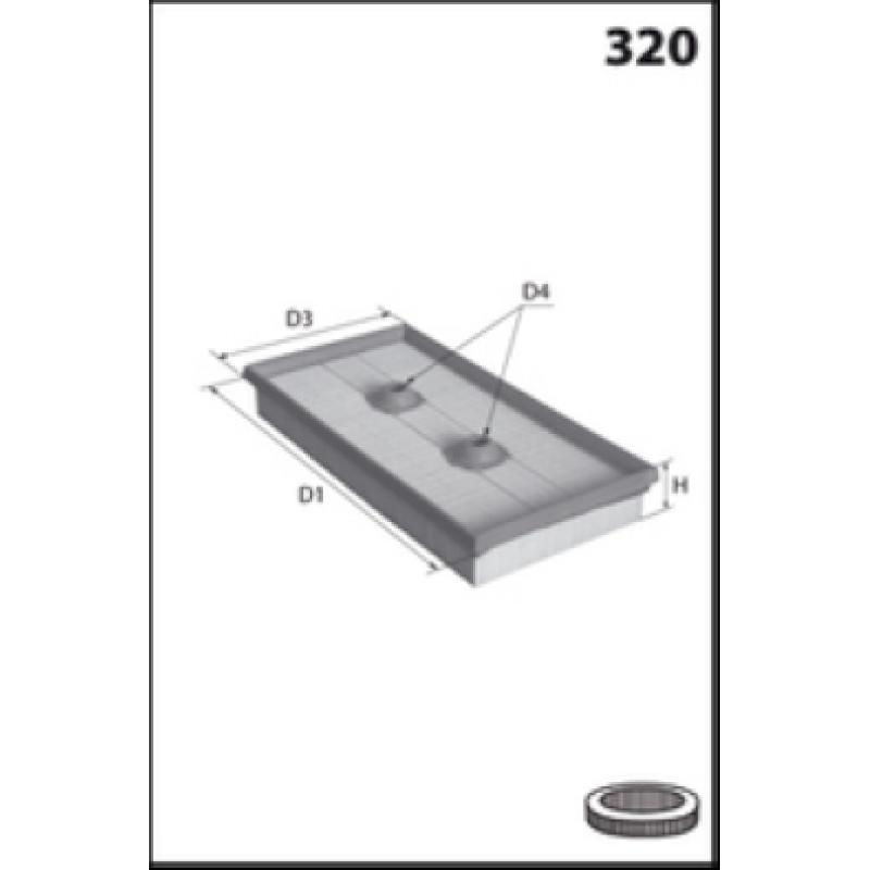 Filtre à air MECAFILTER ELP9453 - Visuel 1