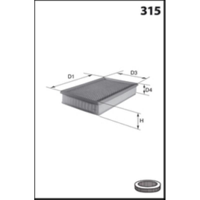 Filtre à air MECAFILTER ELP9471 - Visuel 1
