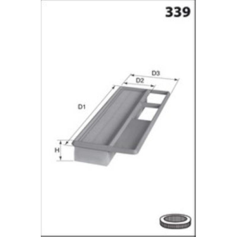 Filtre à air MECAFILTER ELP9537 - Visuel 1