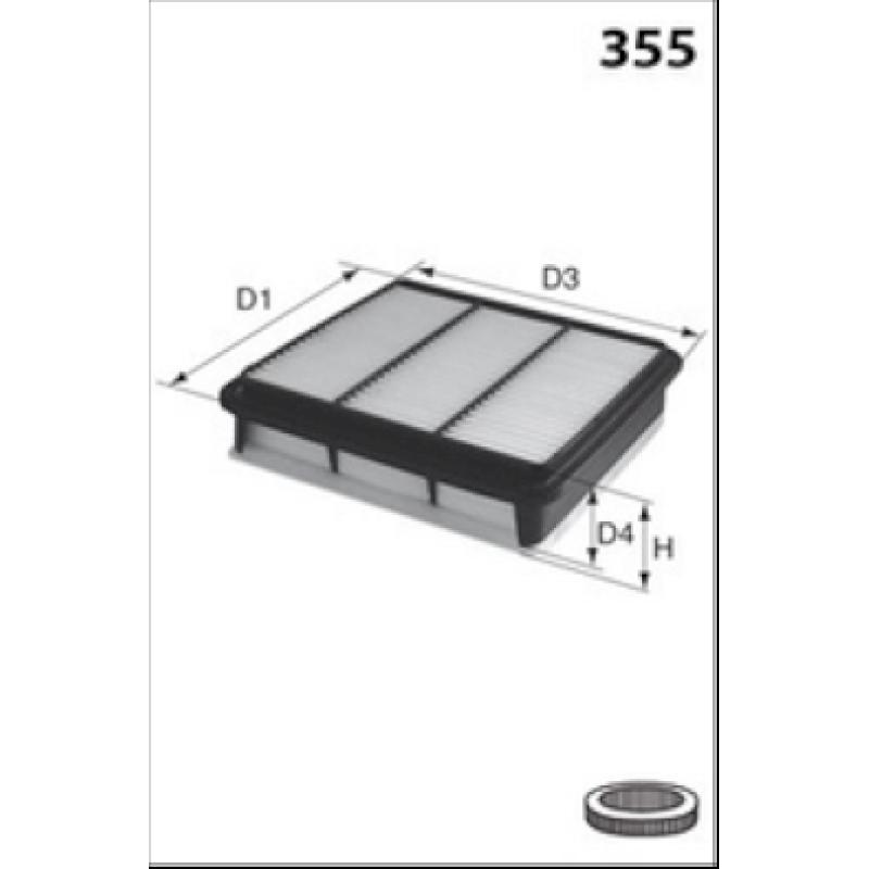 Filtre à air MECAFILTER ELP9584 - Visuel 1