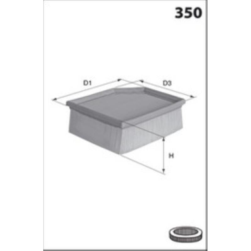 Filtre à air MECAFILTER ELP9668 - Visuel 1