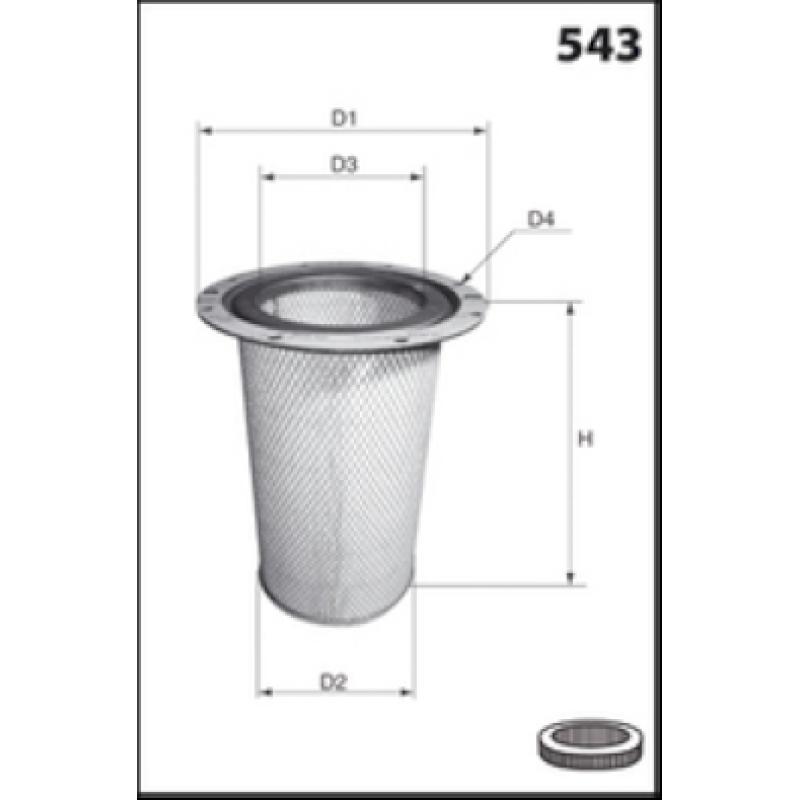 Filtre à air secondaire MECAFILTER FA3267 - Visuel 1