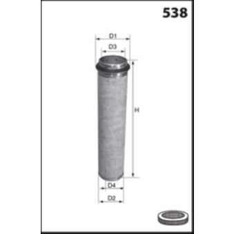 Filtre à air secondaire MECAFILTER [FA3447]