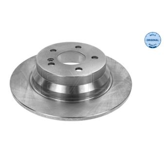 Jeu de 2 disques de frein arrière MEYLE 015 523 0037 pour MERCEDES-BENZ CLASSE E E 200 CGI - 184cv