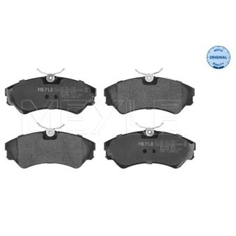 Jeu de 4 plaquettes de frein avant MEYLE [025 201 2419]