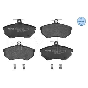 Jeu de 4 plaquettes de frein avant MEYLE 025 201 6819 pour MAZDA 323 1.6 E - 101cv