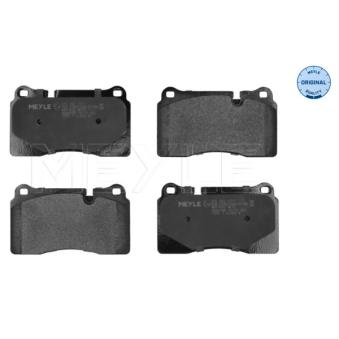 Jeu de 4 plaquettes de frein avant MEYLE OEM SFP500045