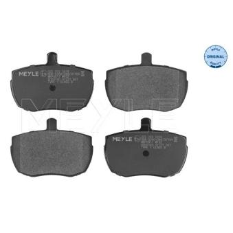 Jeu de 4 plaquettes de frein avant MEYLE [025 203 5918]
