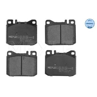 Jeu de 4 plaquettes de frein avant MEYLE OEM 0015863242