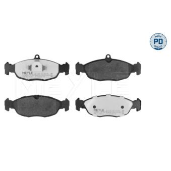 Jeu de 4 plaquettes de frein avant MEYLE OEM 90442995